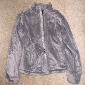 Northface gray soft jacket